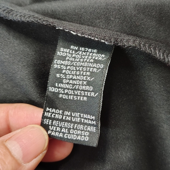 R&K maxi dress floral chiffon a-line size 6, black elegant, stretch. - Picture 15 of 16